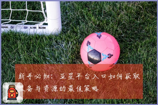 新手必知:亚星平台入口如何获取装备与资源的最佳策略